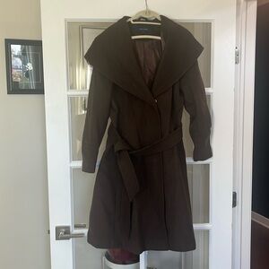 Brown wool blend Cole haan coat